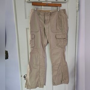 Vintage Old Navy Tan Cargo Pants Size 8